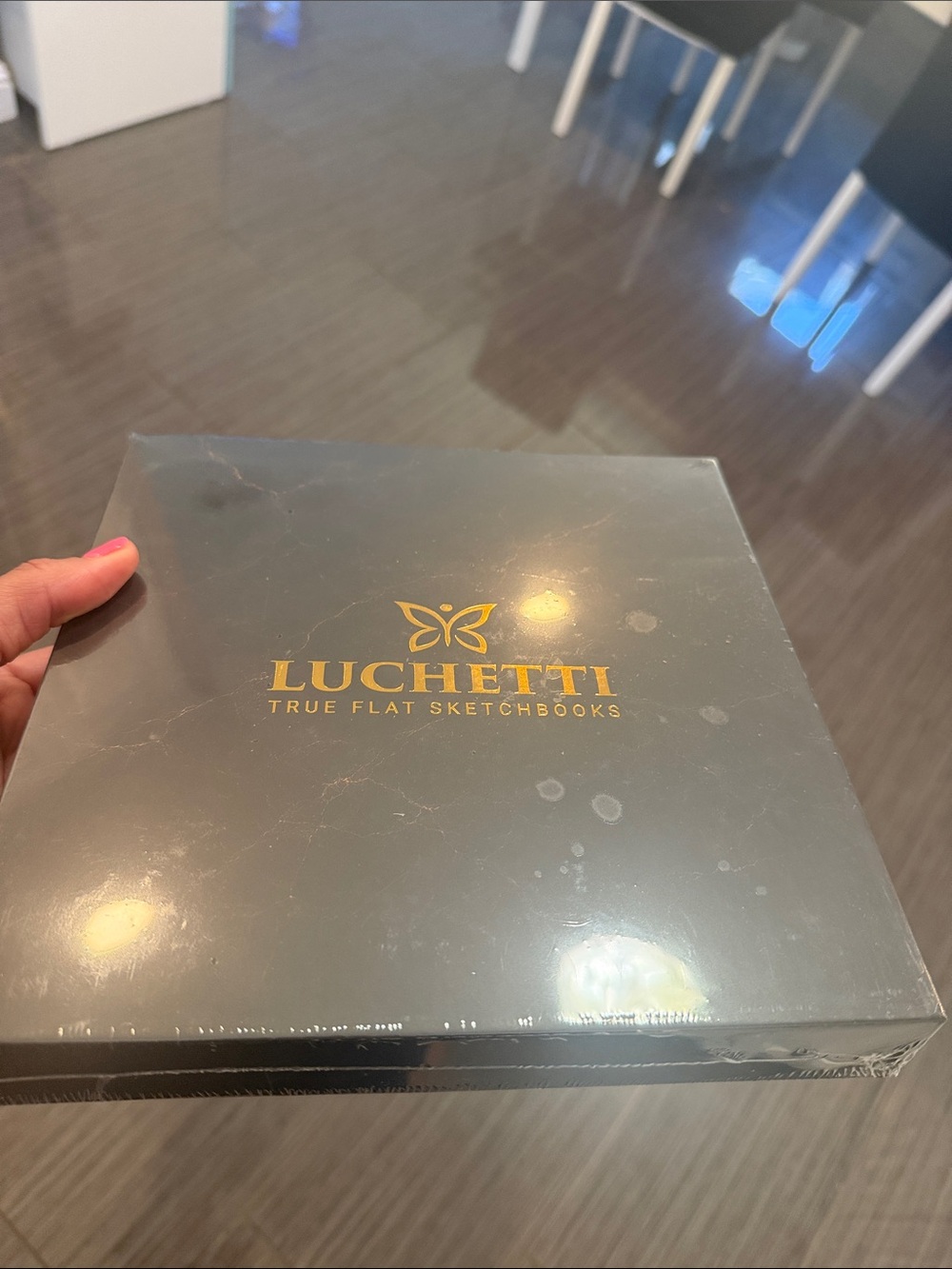 Luchetti True Flat Sketchbooks - Black with Gold Logo
